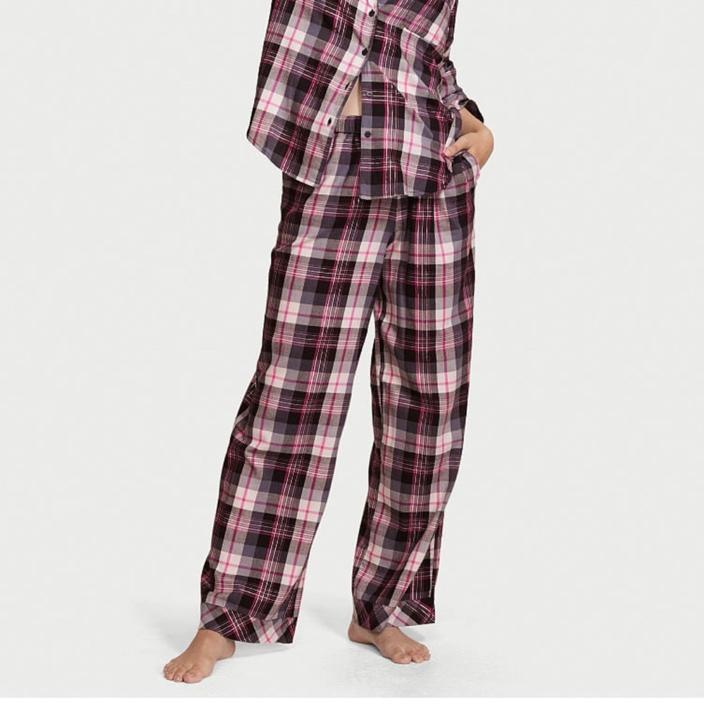 Victoria Secret Two piece Flannel long Pajama set